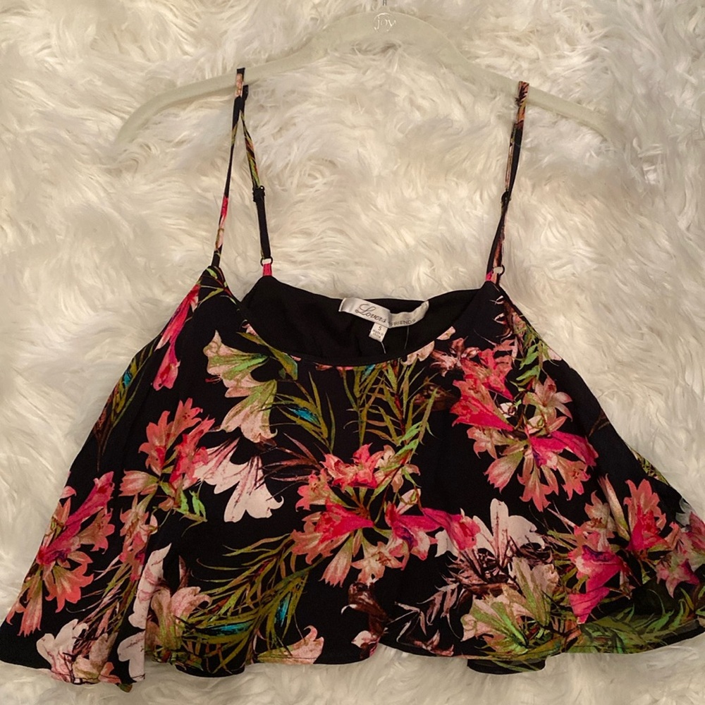 Lovers + Friends (Neiman Marcus) size Small, tropical colors! Black